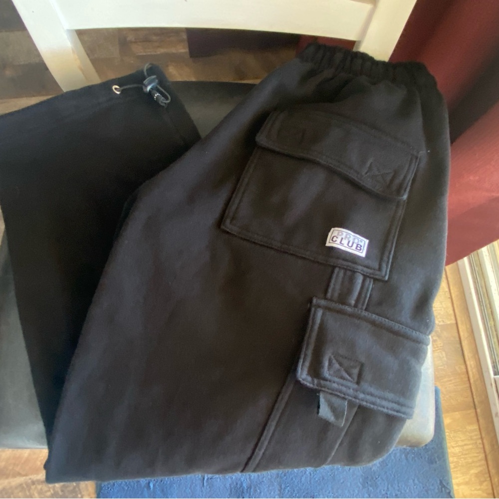 black size medium men’s pro club sweatpants
